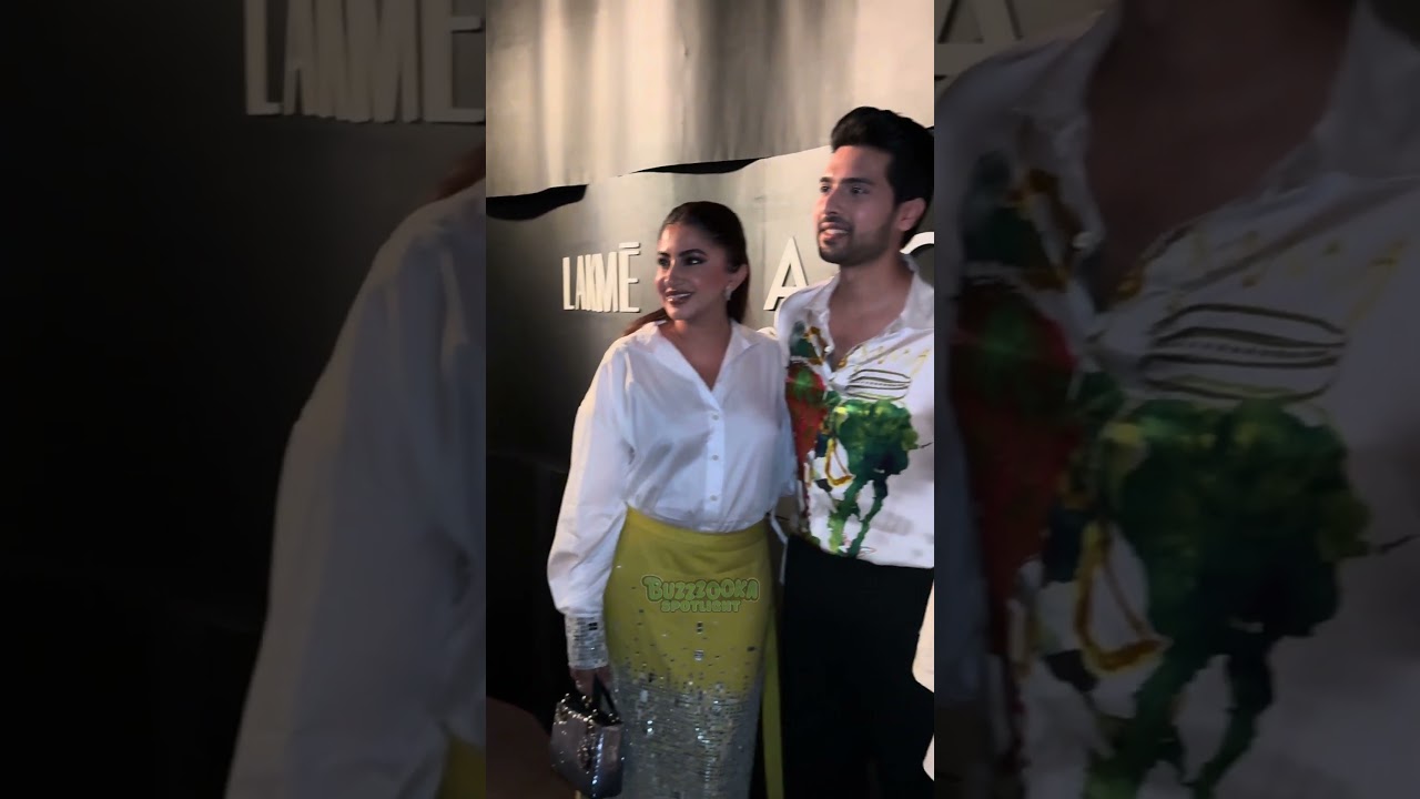 Armaan mallik and his wife at Lakmé Fashion week🤩✨#buzzookaspotlight #armaanmalik