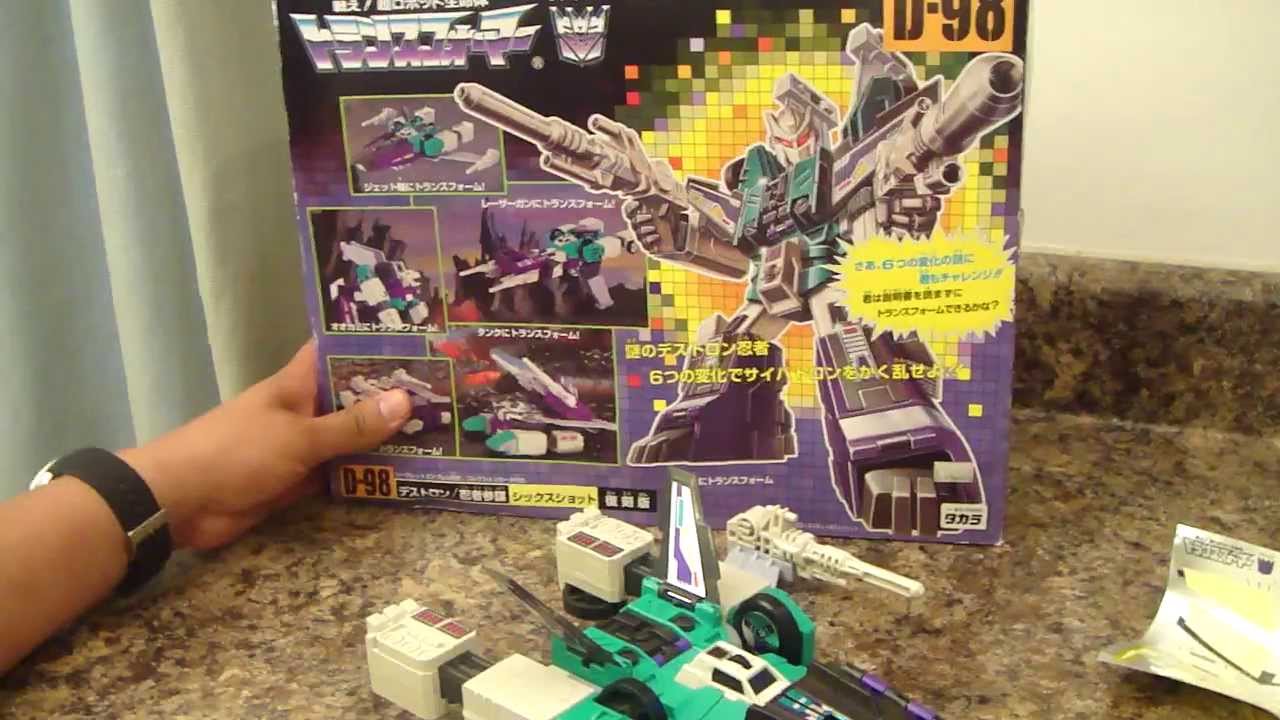 Revisi&oacute;n 43 transformers G1: decepticon sixchanger sixshot en espa&ntilde;ol