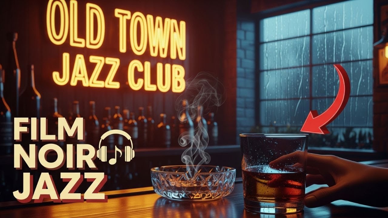 🌧️ Rainy Night & Whiskey  1930s Film Noir Jazz Blues