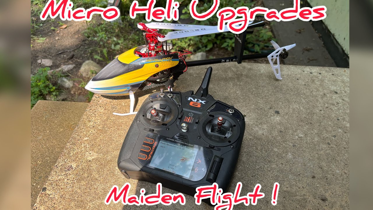Blade Revolution 235 cp - Micro Heli Upgrade Parts Maiden Flight - Flies Amazing ! 