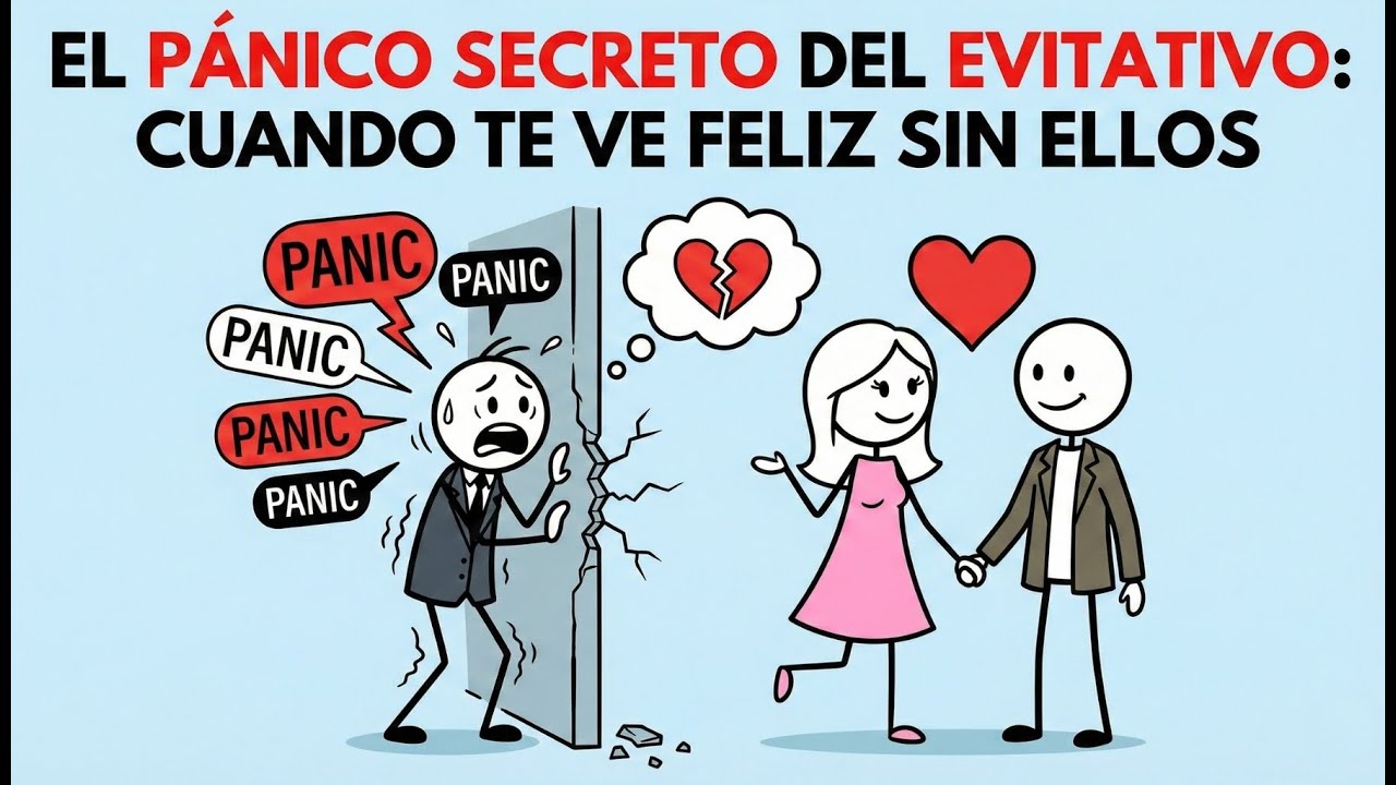 El PÁNICO Secreto del Evitativo: Cuando Te Ve FELIZ Sin Ellos