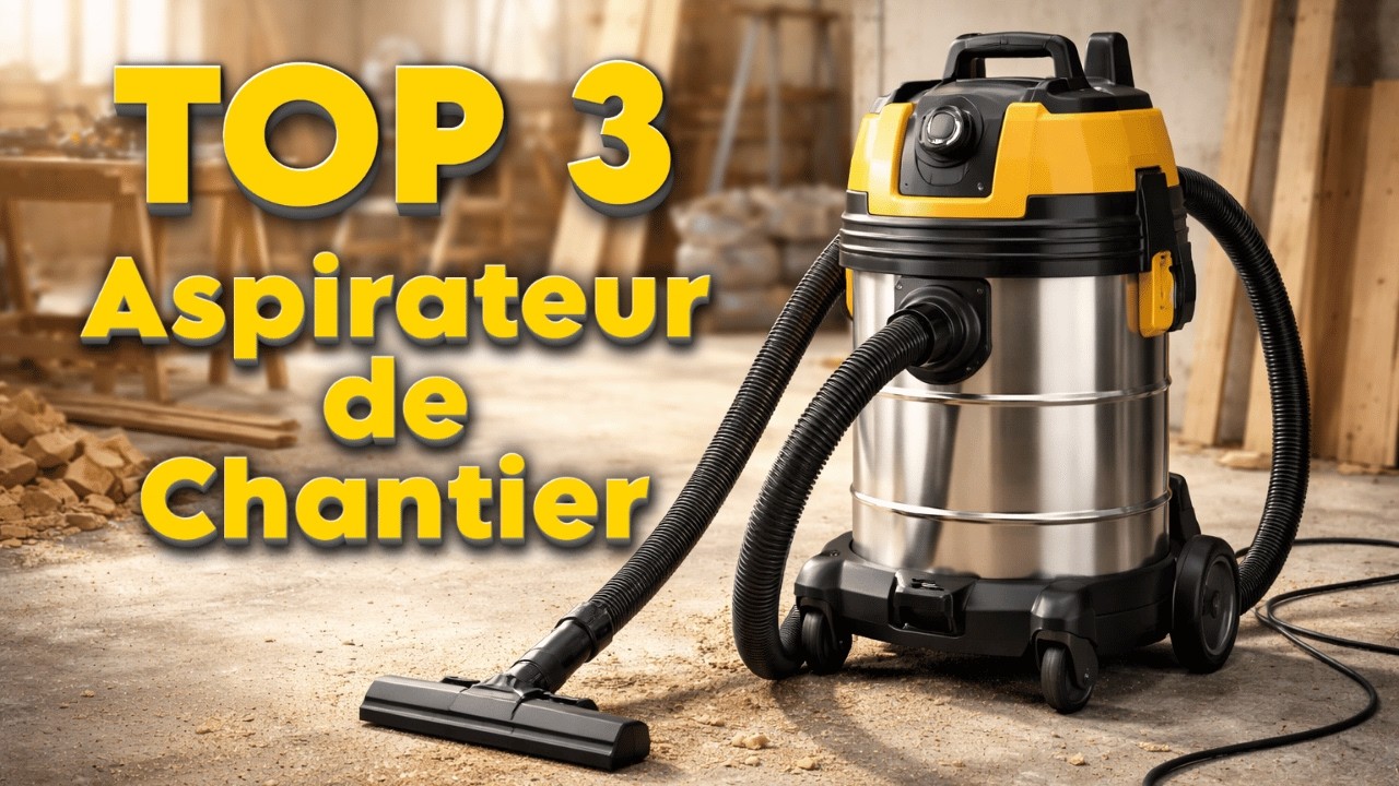 TOP 3 : Meilleur Aspirateur de Chantier 2026