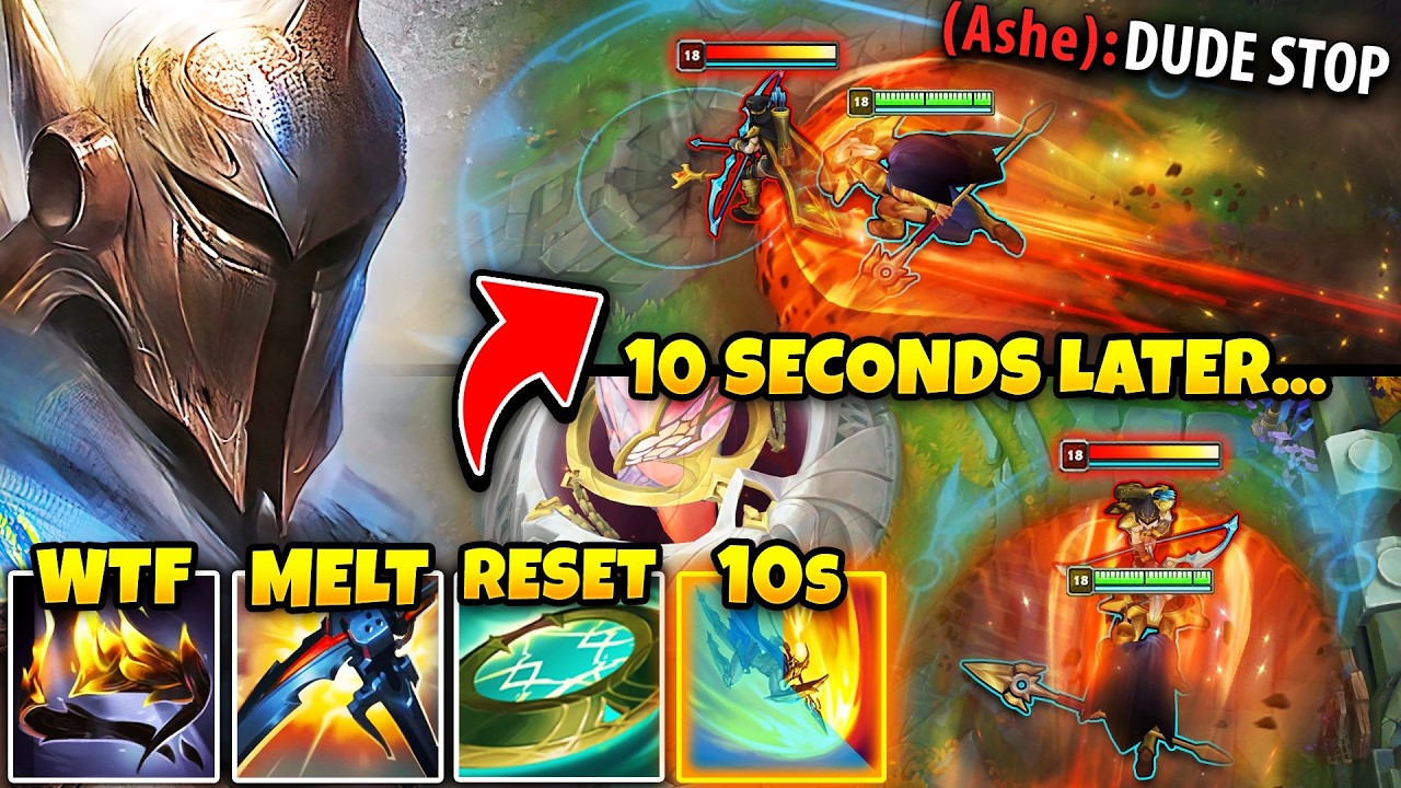 Pantheon but I ult this poor Ashe on repeat all game (10 SECOND ULT CD)