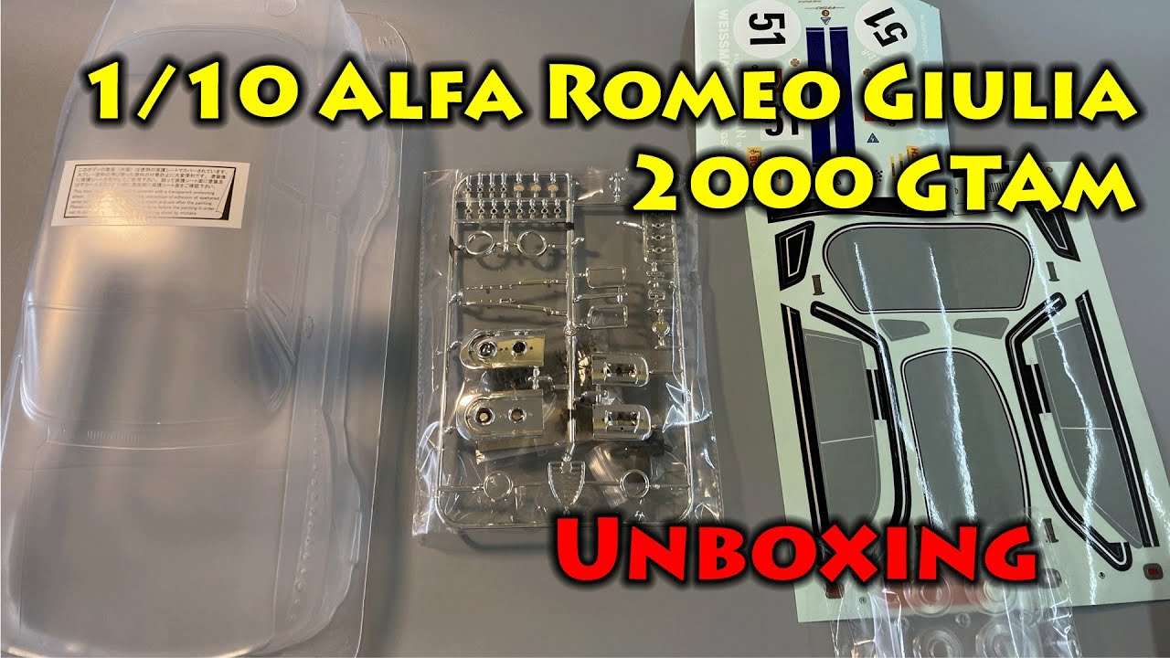 Alfa Romeo Giulia GTAm RC car (Killerbody) | Unboxing and my plans with this model