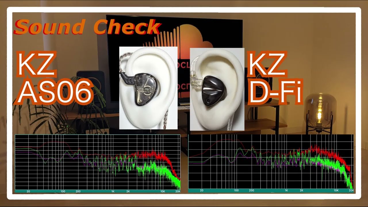 KZ AS06 vs KZ D-Fi [IEMs Chinese In-Ear Sound Comparison 中華イヤホン音比較]