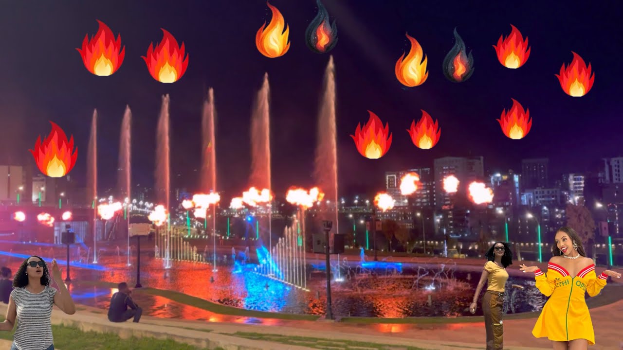Africa “City of Light “ (Addis ababa Ethiopia at night) not Paris not America 