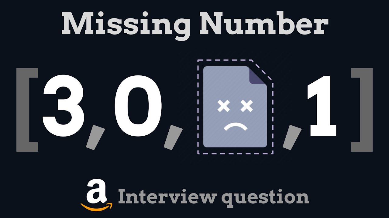 Missing Number - Leetcode 286