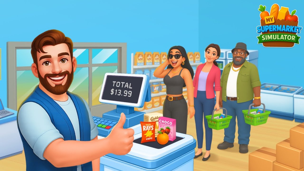 My supermarket simulator 🛒| part 30 | Become a store manager is terrible 🥵😩🥴| The Gaming Girl 