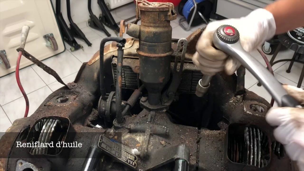 Restauration 2cv méhari épisode #3 tuto démontage accessoires moteur 602cm3 citroen