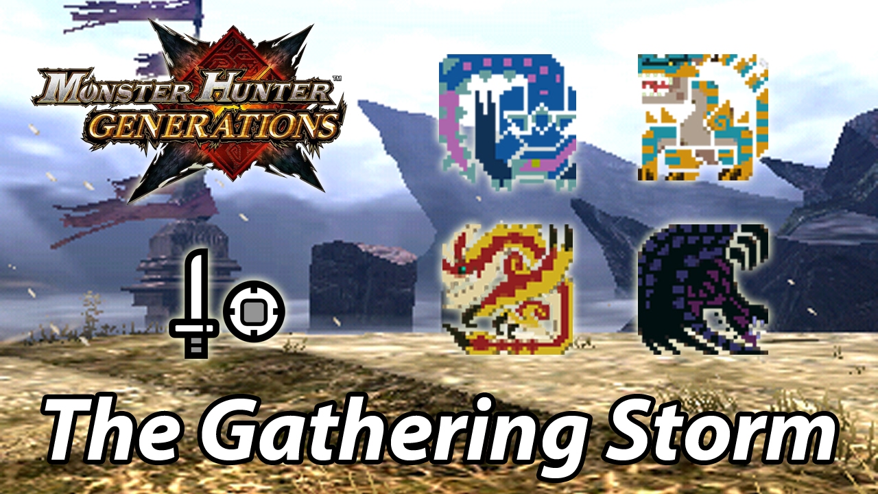 MHGen | The Gathering Storm solo (Striker Sword and Shield) - 13'46