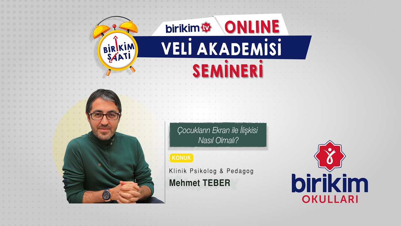 Birikim Saati | Klinik Psikolog | Mehmet TEBER | Çocukların Ekran ile İlişkisi Nasıl Olmalı?