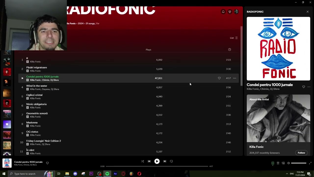 Albumul Anului?!?! \ Killa Fonic - RADIOFONIC (Album) \ David Reactioneaza