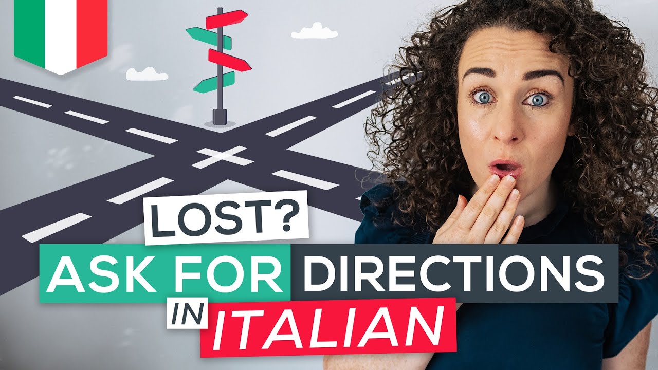 How to Ask & Give Directions in Italian (📚Italian Phrases for Travel) + FREE  PDF