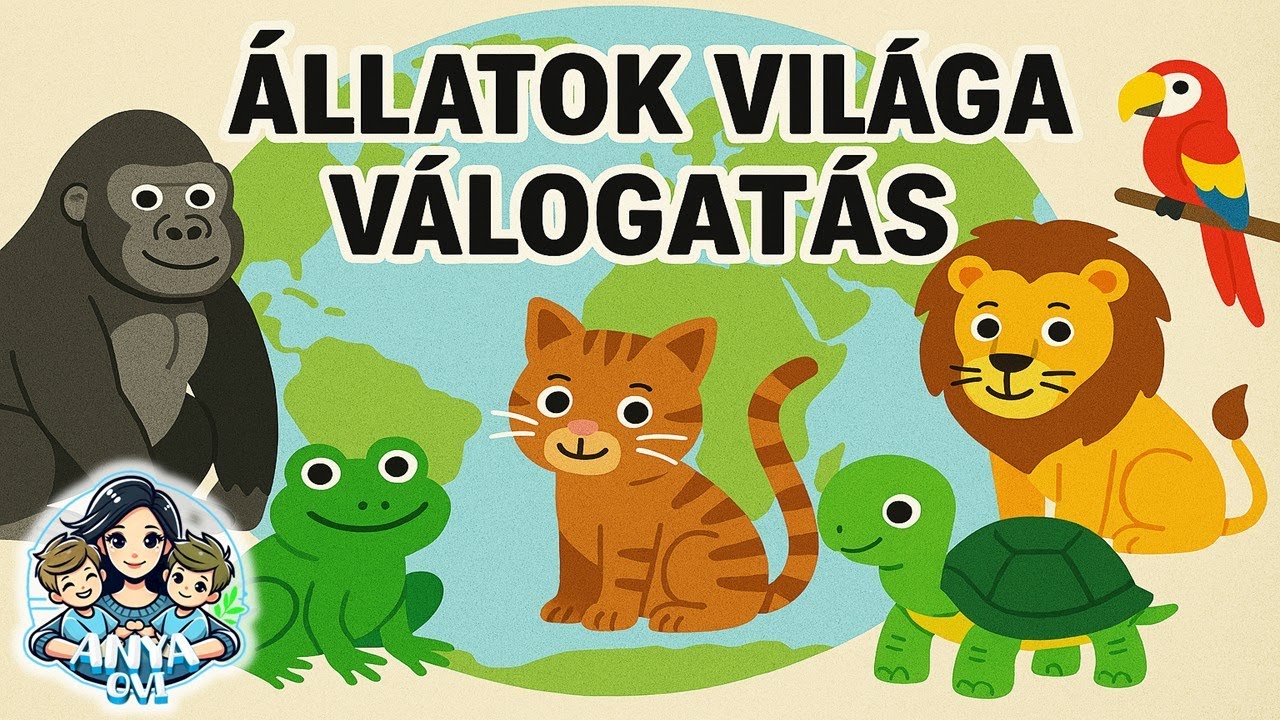 Az állatok világa (100 állat 34 perc)#állatok #állatokról #gyerekeknek #mese #oktatóvideó #pets