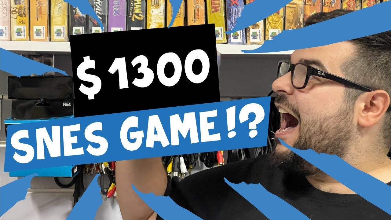 Unboxing A $1300 Super Nintendo Game!