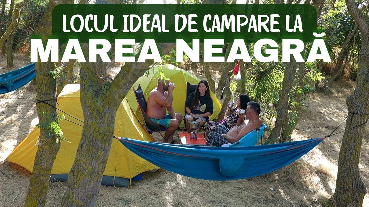 Mi-am dus părinţii la mare, cu CORTUL! Locul IDEAL de campare la Marea Neagră!