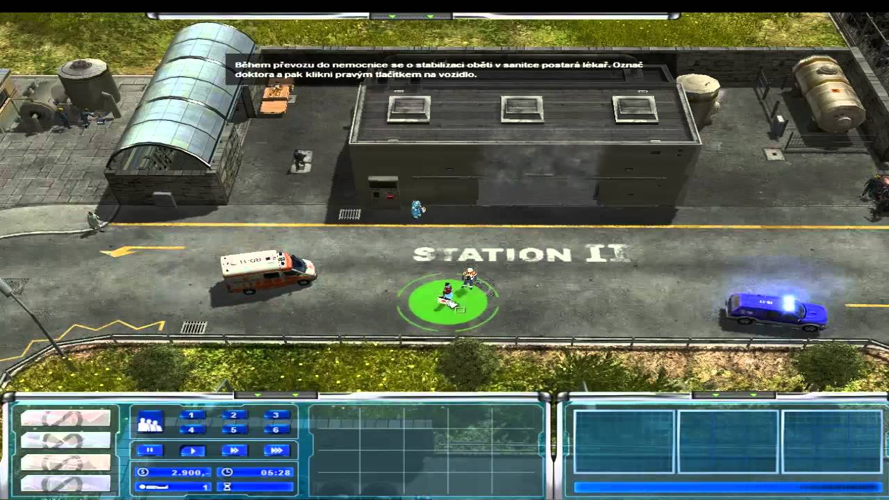 Czech Lets Play - Emergency 4 - Part 1. - Spadnutí Jeřábu
