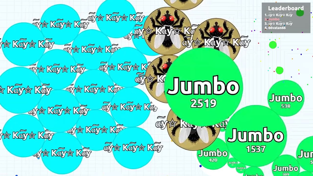 Destroying teamers in Agar.io is EASY!