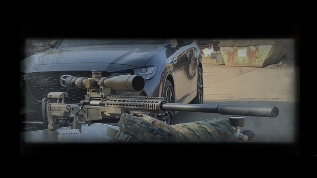 200 Meter Airgun Long Range shooting mit Altaros M24 Luftgewehr und Steiner ZF.