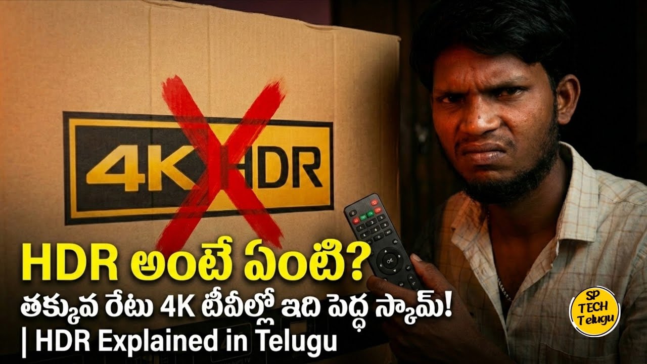HDR అంటే ఏంటి? తక్కువ రేటు 4K టీవీల్లో ఇది పెద్ద స్కామ్! | HDR Explained in Telugu