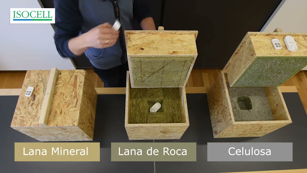 Comparamos el aislamiento acústico de celulosa, fibra de vidrio y lana de roca en ensayo