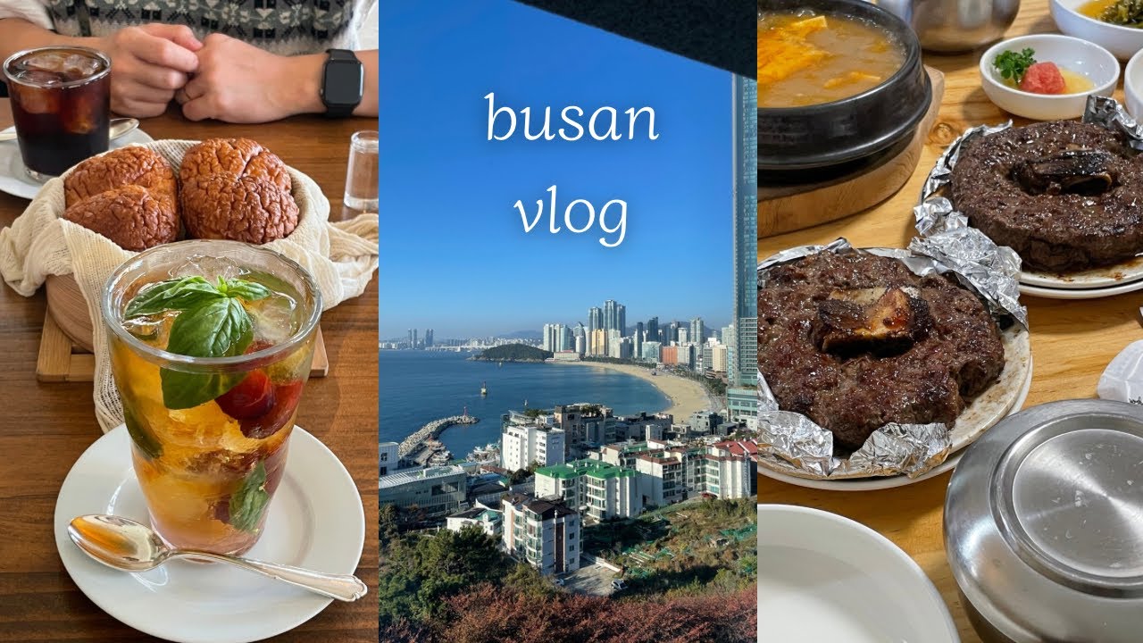 busan vlog🪸 맛따라 멋따라 이먼지따라 | 부산 여행 브이로그