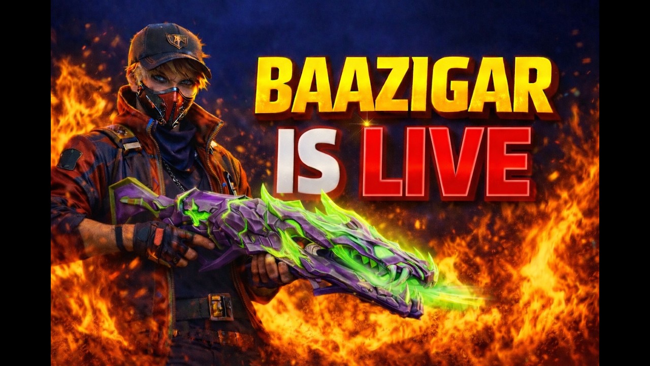 😂FREE FIRE FULL COMEDY AND FUNNY LIVE STREAM 😜:- BAAZIGAR IS LIVE 😍  #fflive #freefire #shortsfeed