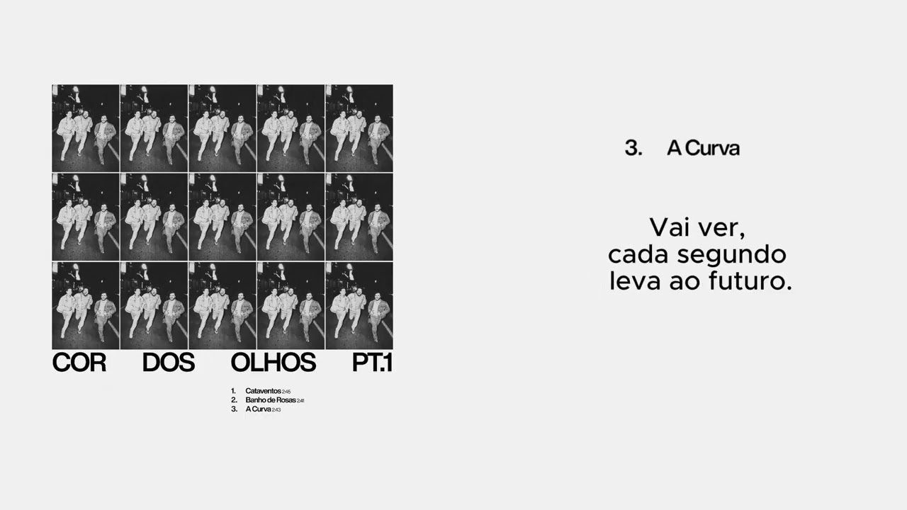 Cor dos Olhos - A Curva (Lyric Video)