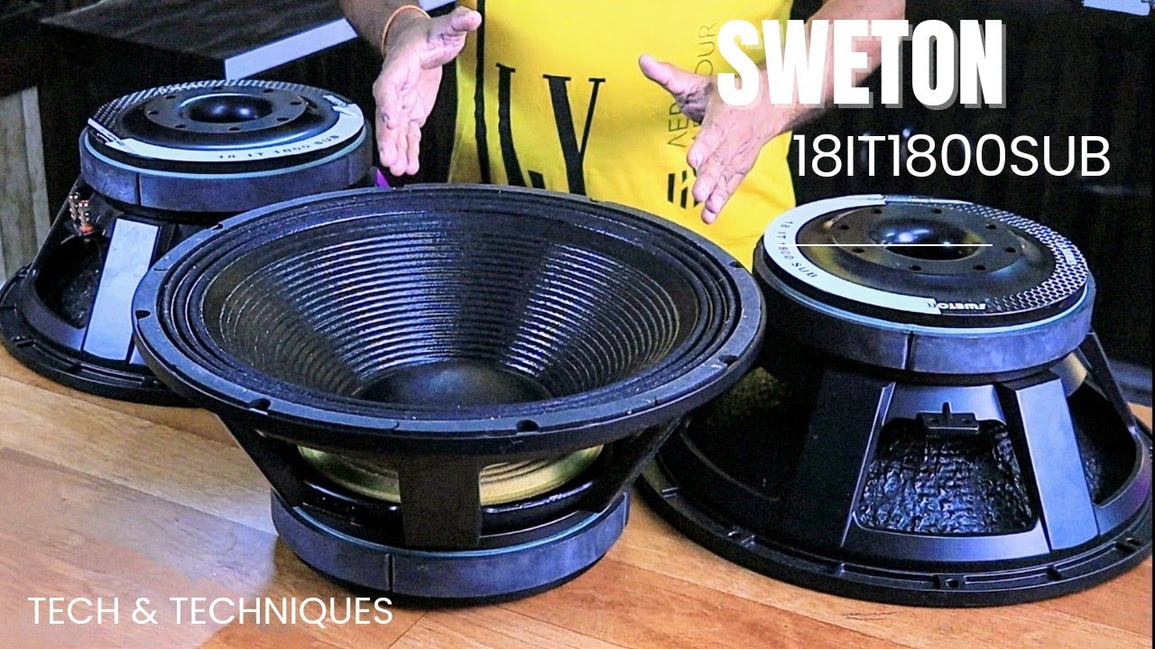 Sweton 18IT1800 1800Watt Subwoofer Speaker