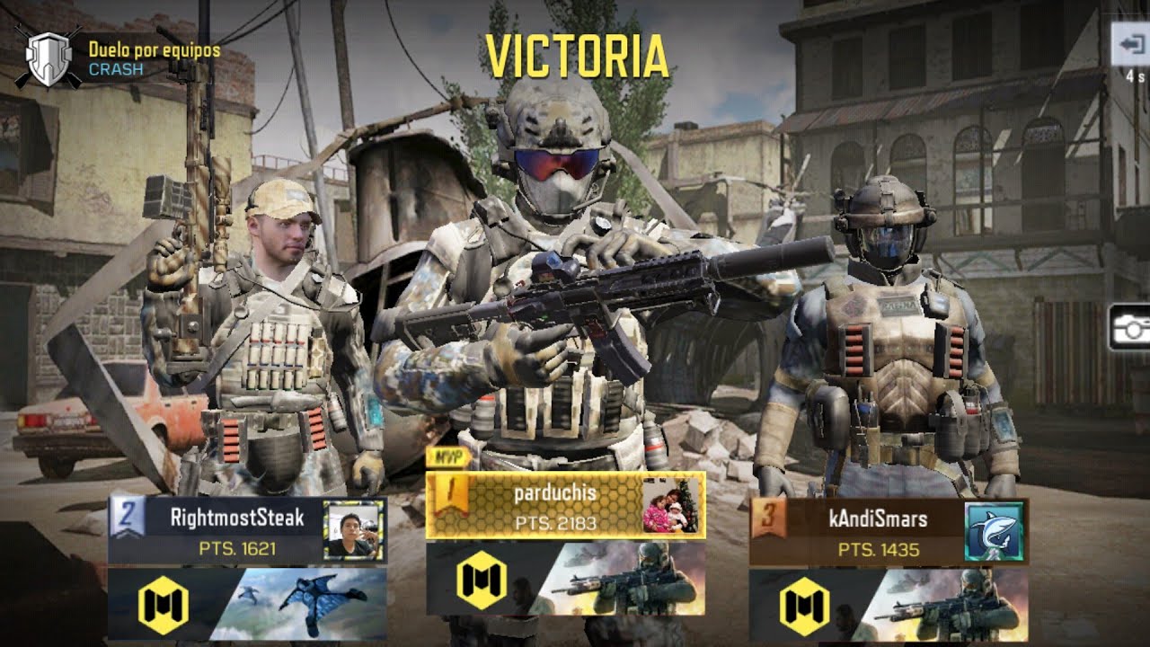 call of duty mobile partida igualada