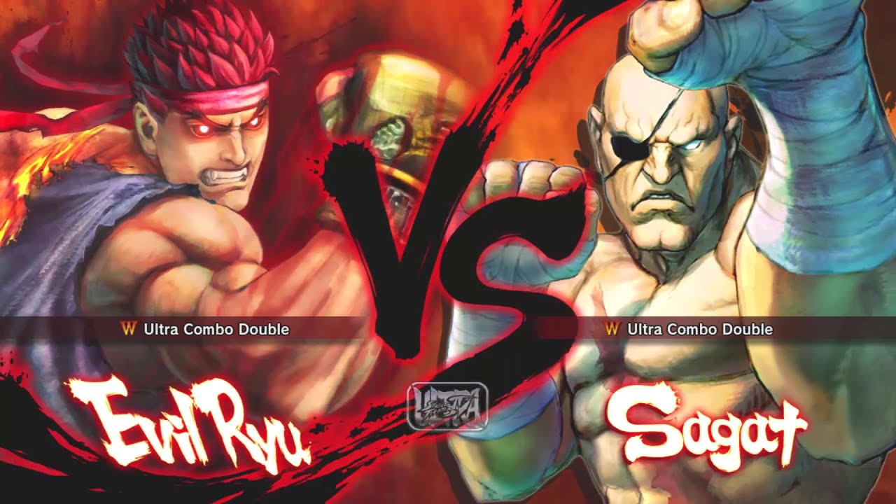 Ultra Street Fighter 4 - Evil Ryu Vs Sagat [Hardest]