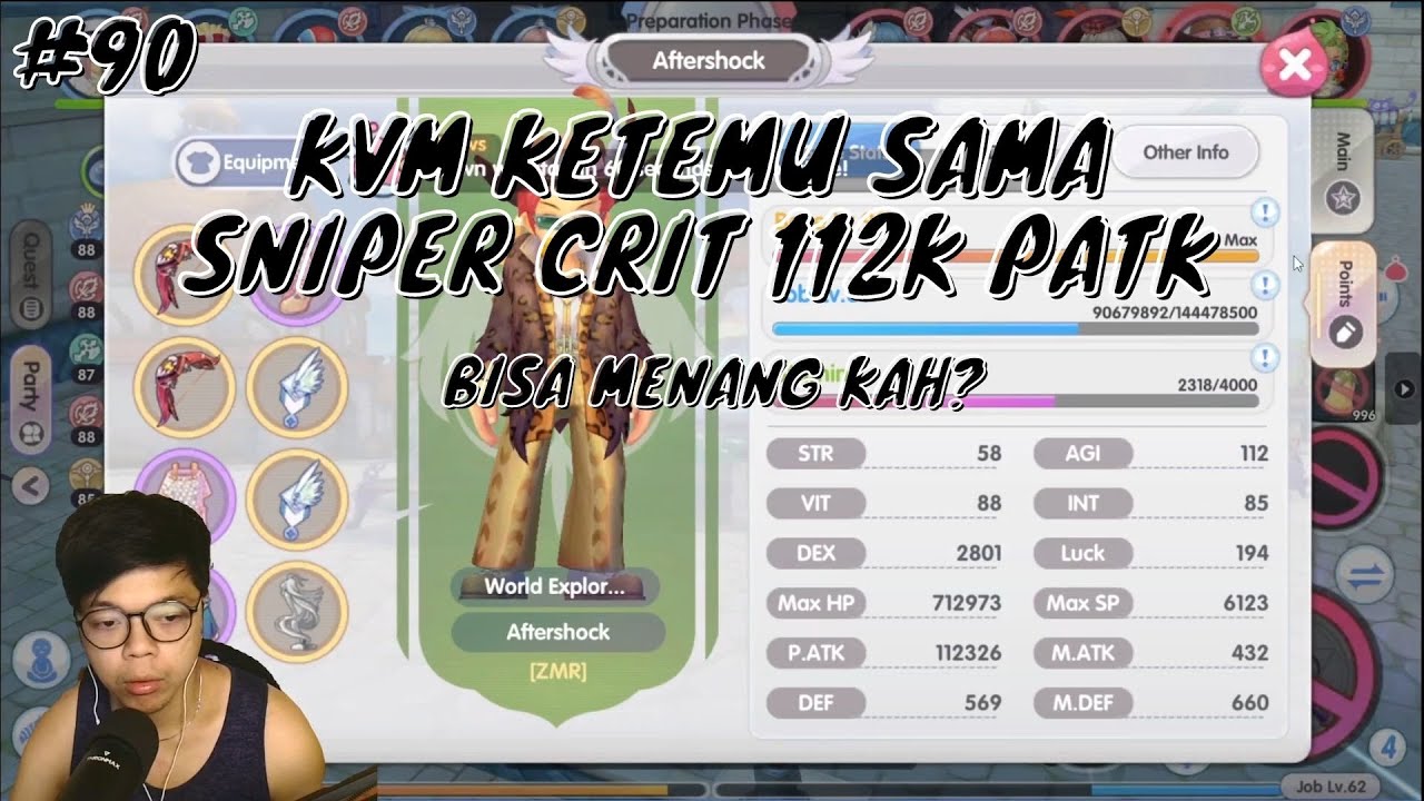 [KVM] SNIPER CRIT 112K? TORAH SQUASH MATEW FAELLO BOLAWIJEN! | Rox | Torah | Guild KITA Valhalla