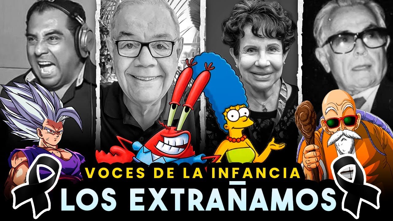 🎙️🕊️ VOCES de TÚ INFANCIA que EXTRAÑAMOS MUCHO 😥💔| DOBLAJE en LATINO #Doblaje