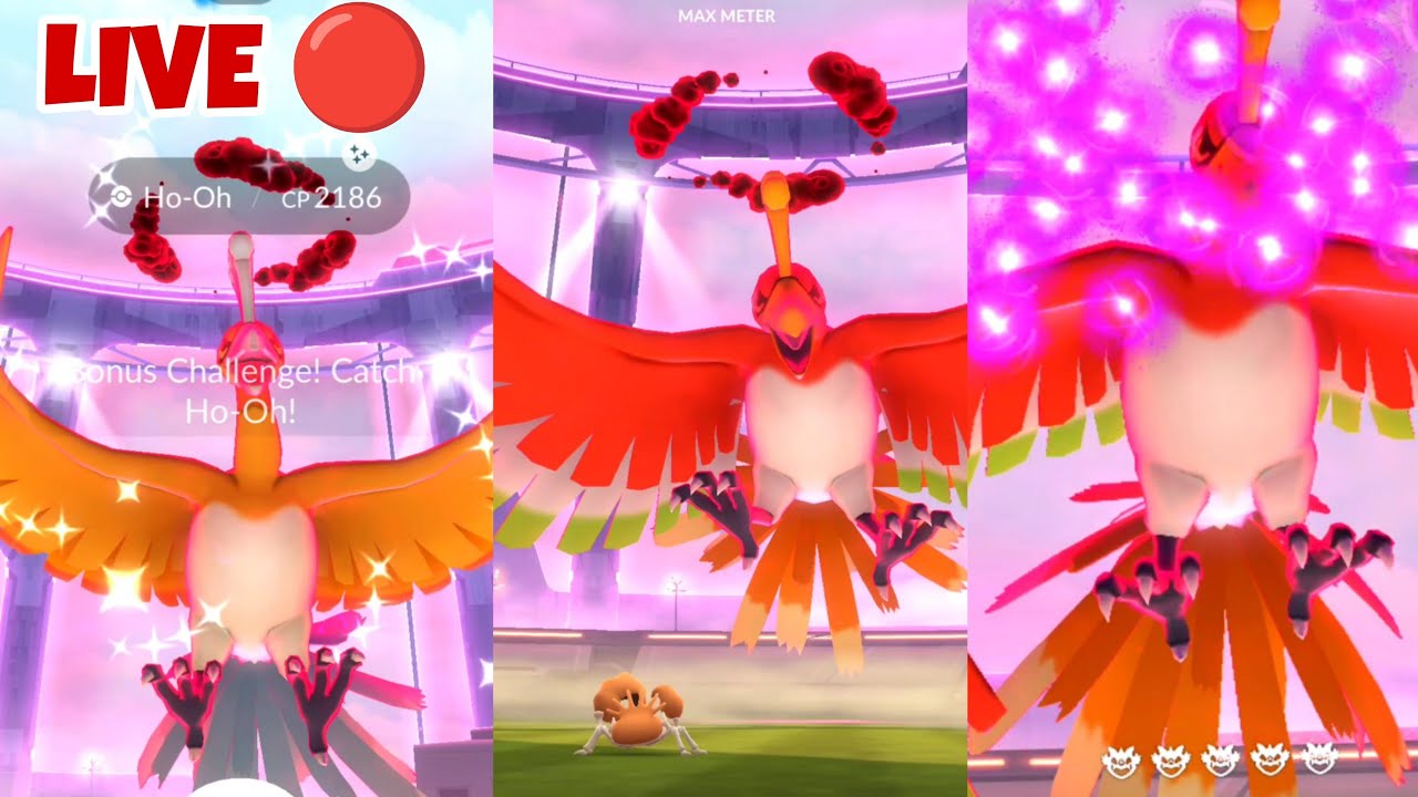 Legendary Dynamax Hooh 🔴 LIVE Pokémon Go