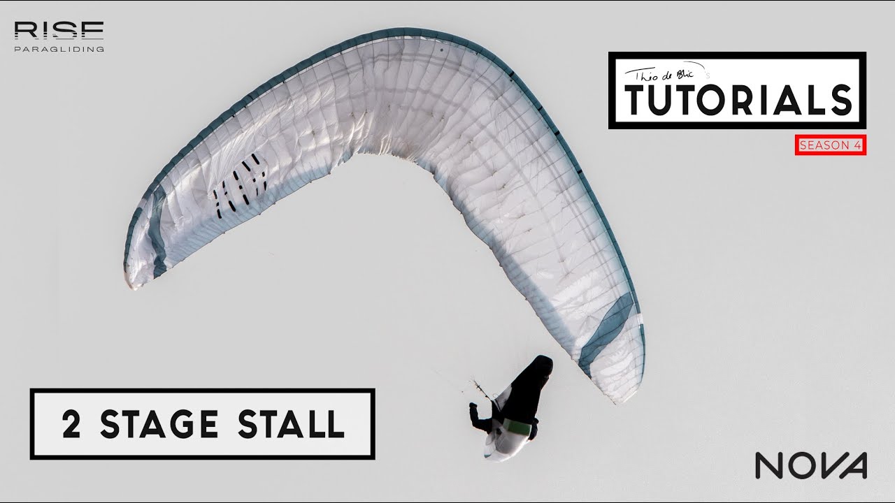 HOW TO STALL A 2 LINER PARAGLIDER  - THEO DE BLIC'S TUTORIALS