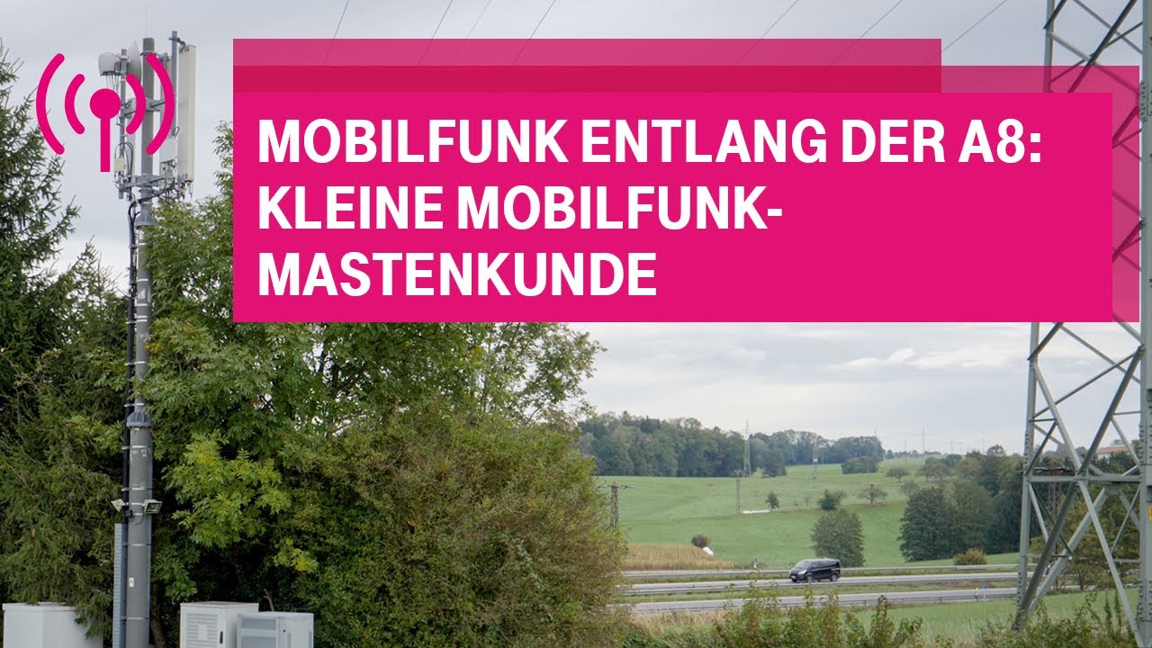 Mobilfunk entlang der A8: Kleine Mobilfunkmasten-Kunde