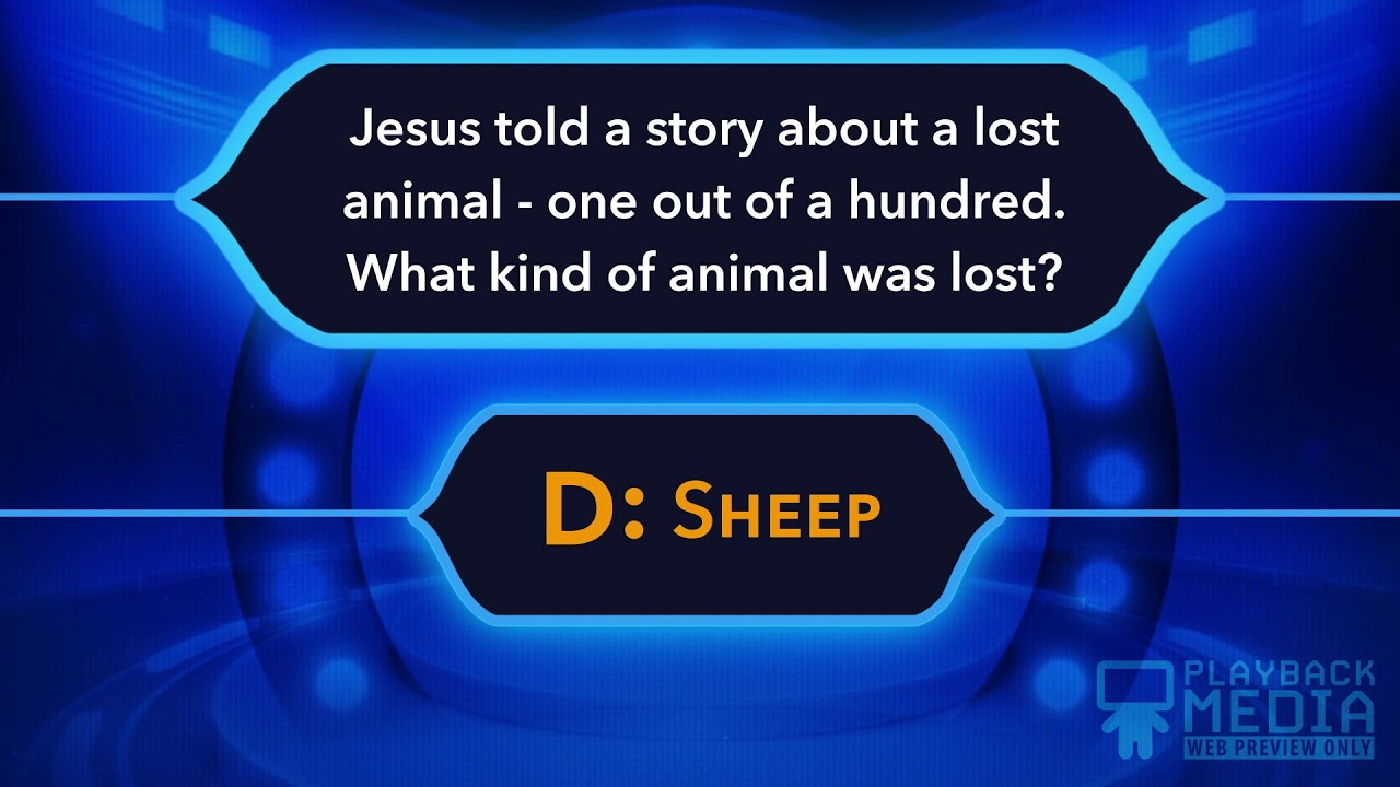 Animals of the Bible Trivia Game for Kids