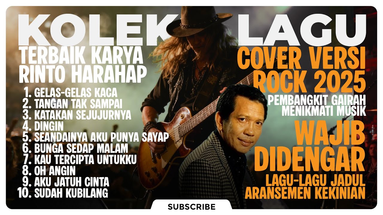 10 BEST KARYA RINTO HARAHAP COVER ROCK VERSION | Lagu Pop Jadul Versi Rock Powerful