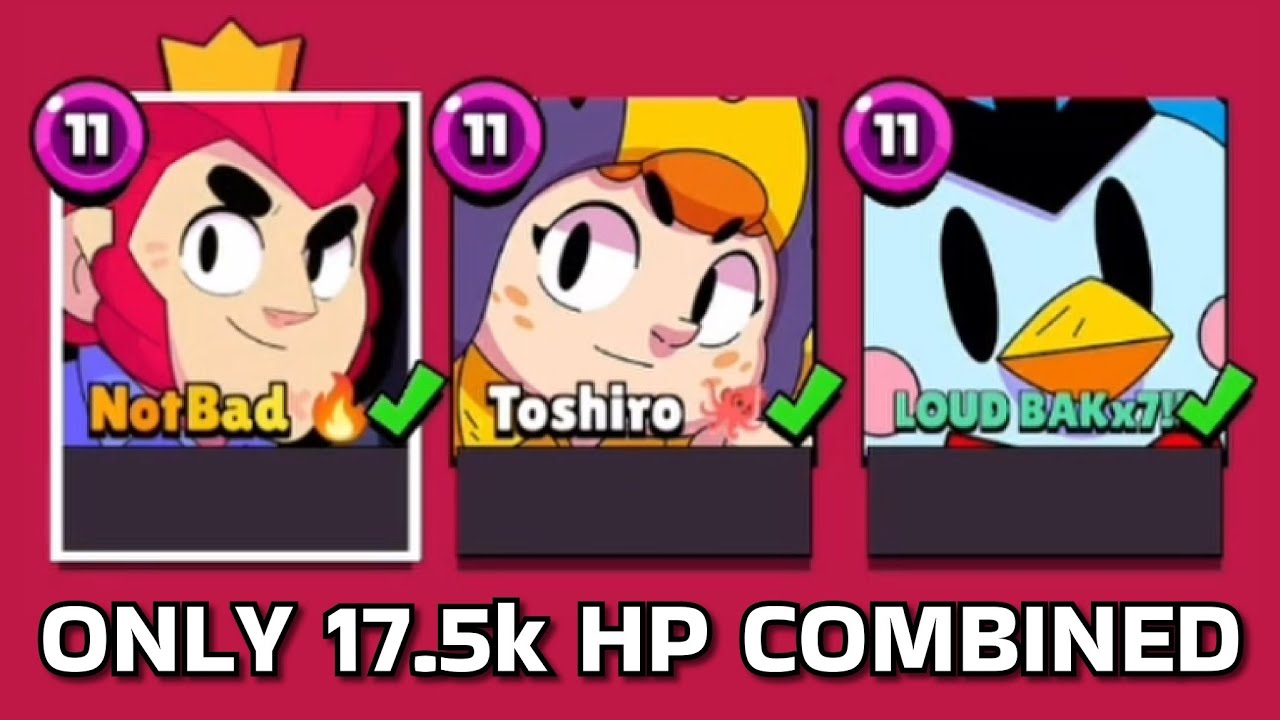 What happens when you pick three weak brawlers in ranked?