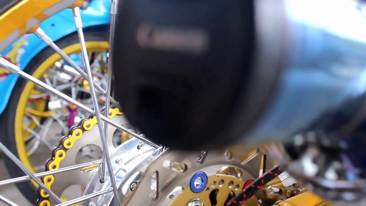 Modifikasi motor (Royal blue modified)