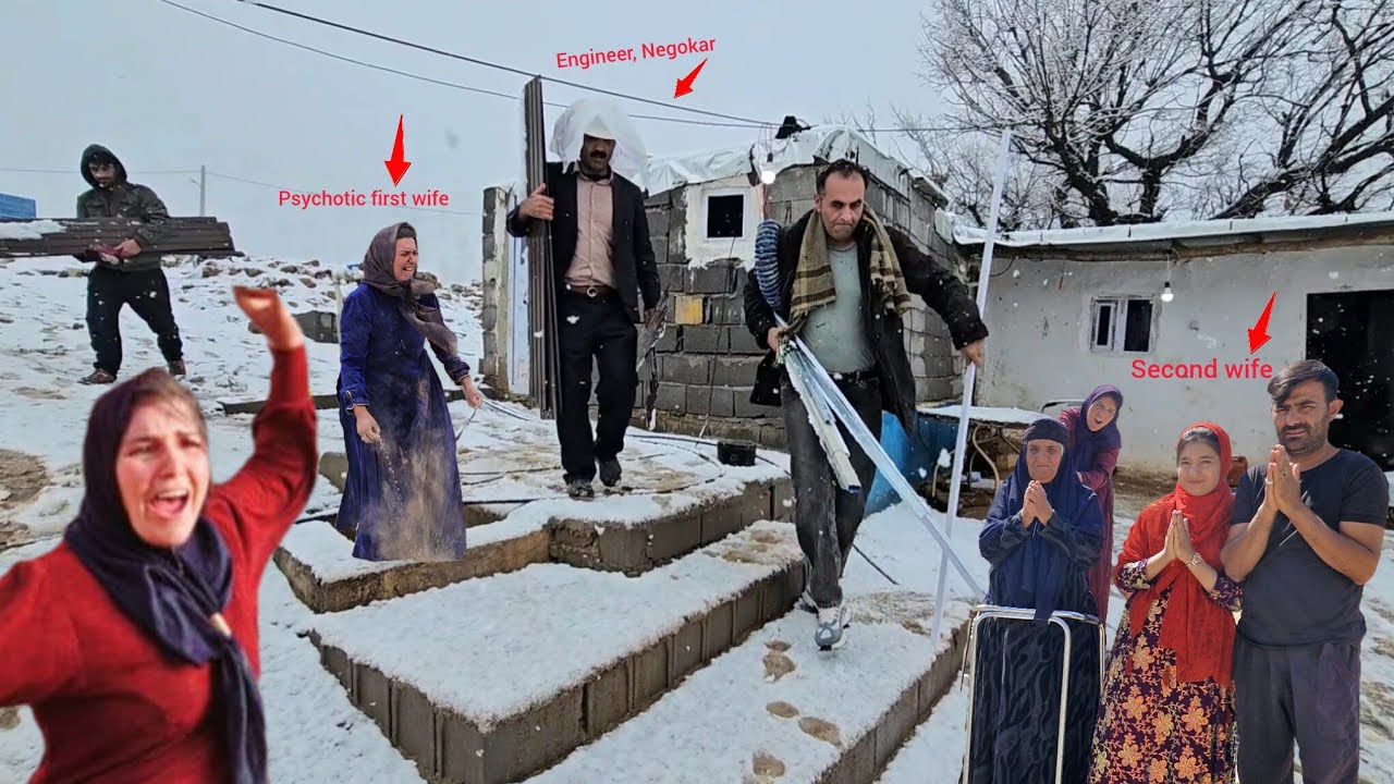 The challenges of an engineer's life: Philanthropist struggles to build villa in rain and snow