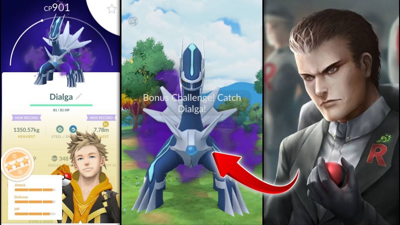 HOW TO EASILY DEFEAT GIOVANNI SHADOW DIALGA  IN POKEMON GO