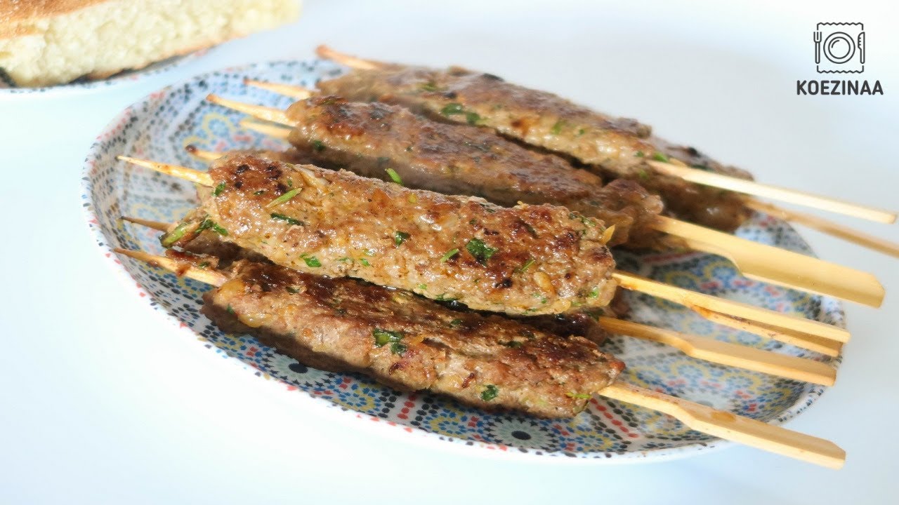 MOROCCAN KEFTA KEBAB STICKS - KEFTA BROCHETTE - KEFTA SPIESJES ♥