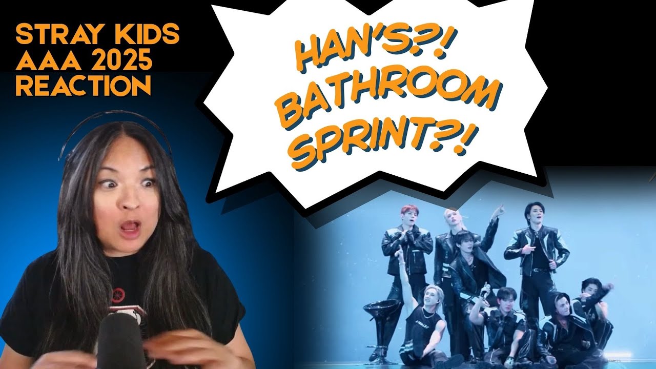 Reacting to Stray Kids AAA 2025… From Stage Power to Han’s Bathroom Sprint