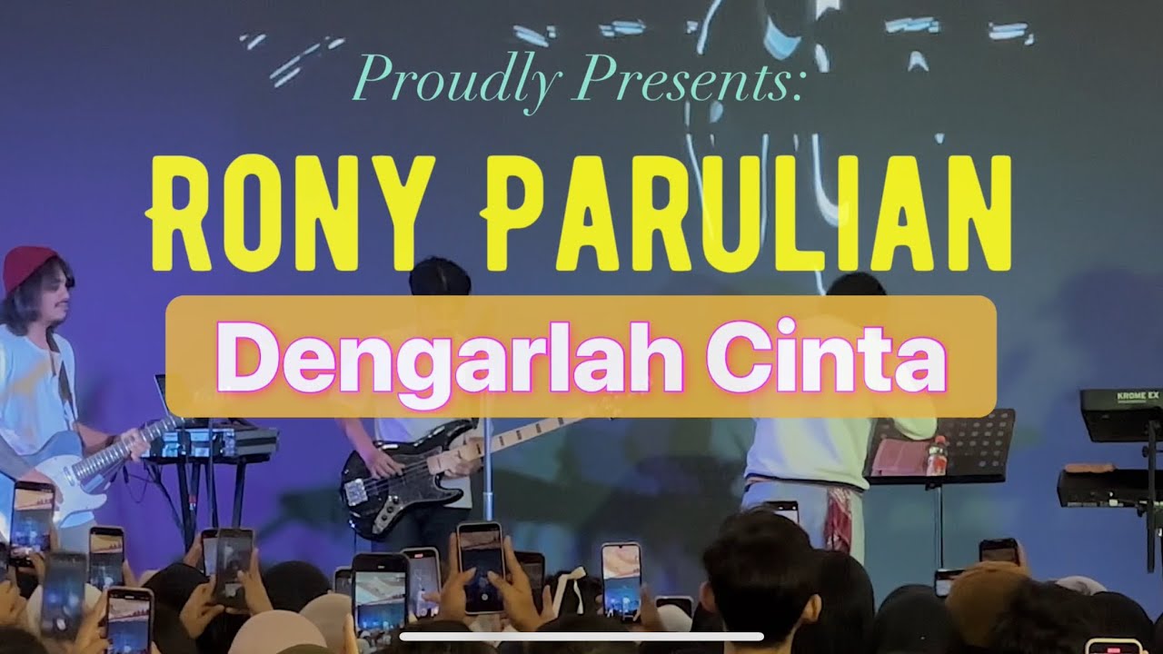 Rony Parulian - Dengarlah Cinta LiVE 30 Agustus 2025 Spirit Of Indonesia Grand Metropolitan Bekasi