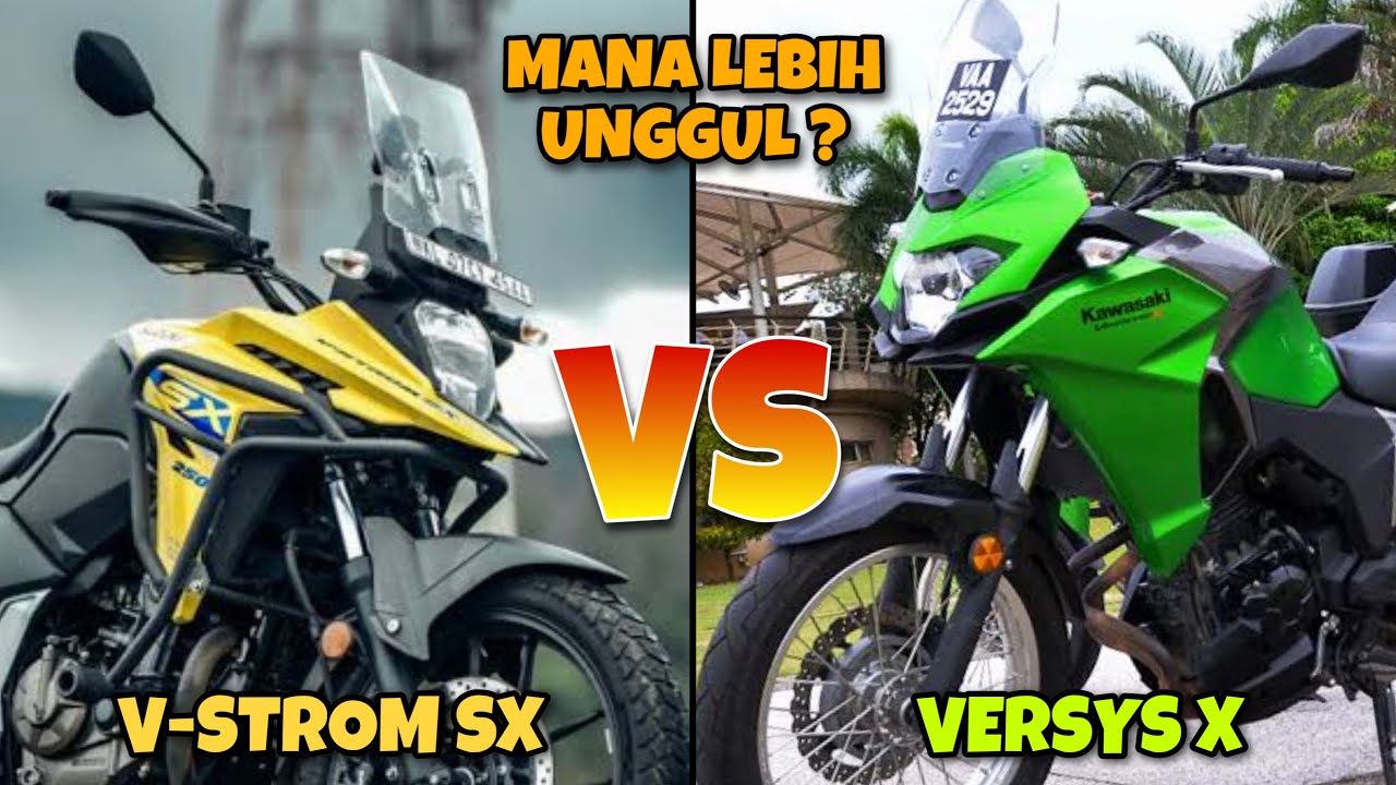 PERTARUNGAN MOTOR LAKI ‼️ UNGGUL MANA SUZUKI V-STROM 250 SX VS KAWASAKI VERSYS X 250 ⁉️