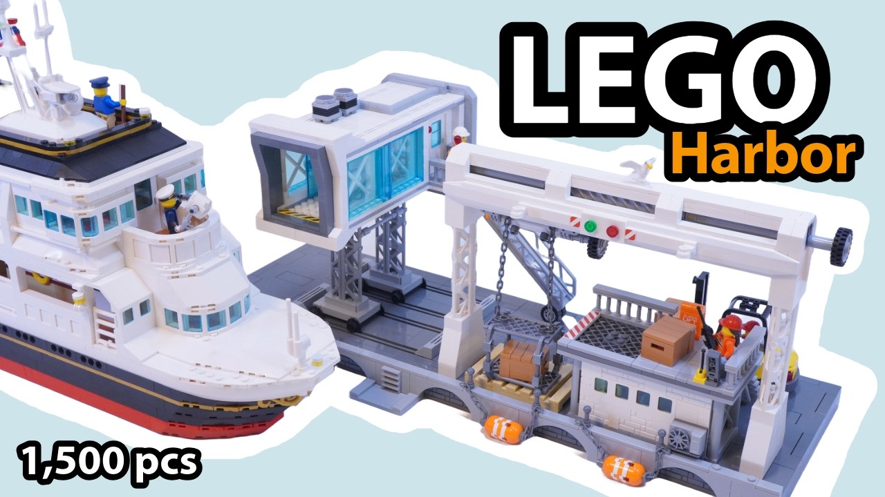 LEGO Harbor - Speed Build