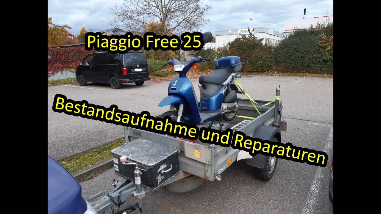 Piaggio Free | Bestandsaufnahme und erste Reparaturen | Teil 1