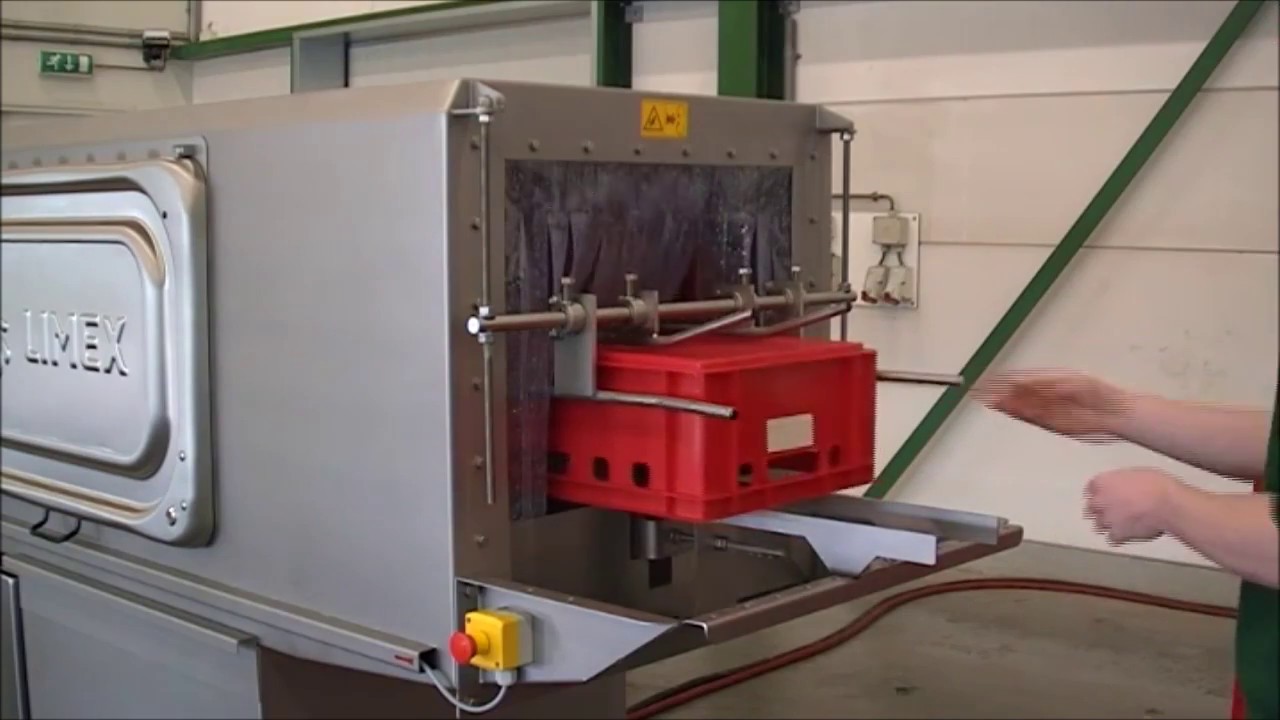 Crate washer Kisten wasser Kistenwaschanlage Limex