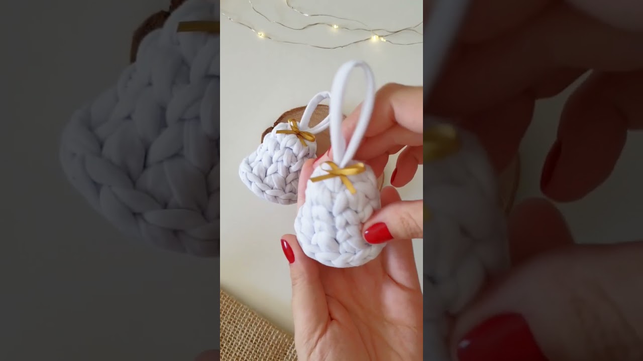 Aula Completa no Canal #crochet #crocher #tejer #enfeitesdenatal #croch&ecirc; #aprendercroch&ecirc;